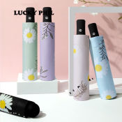 UV COATED AUTOMATIC Umbrella WINDPROOF FIBER RIBS FLOWER