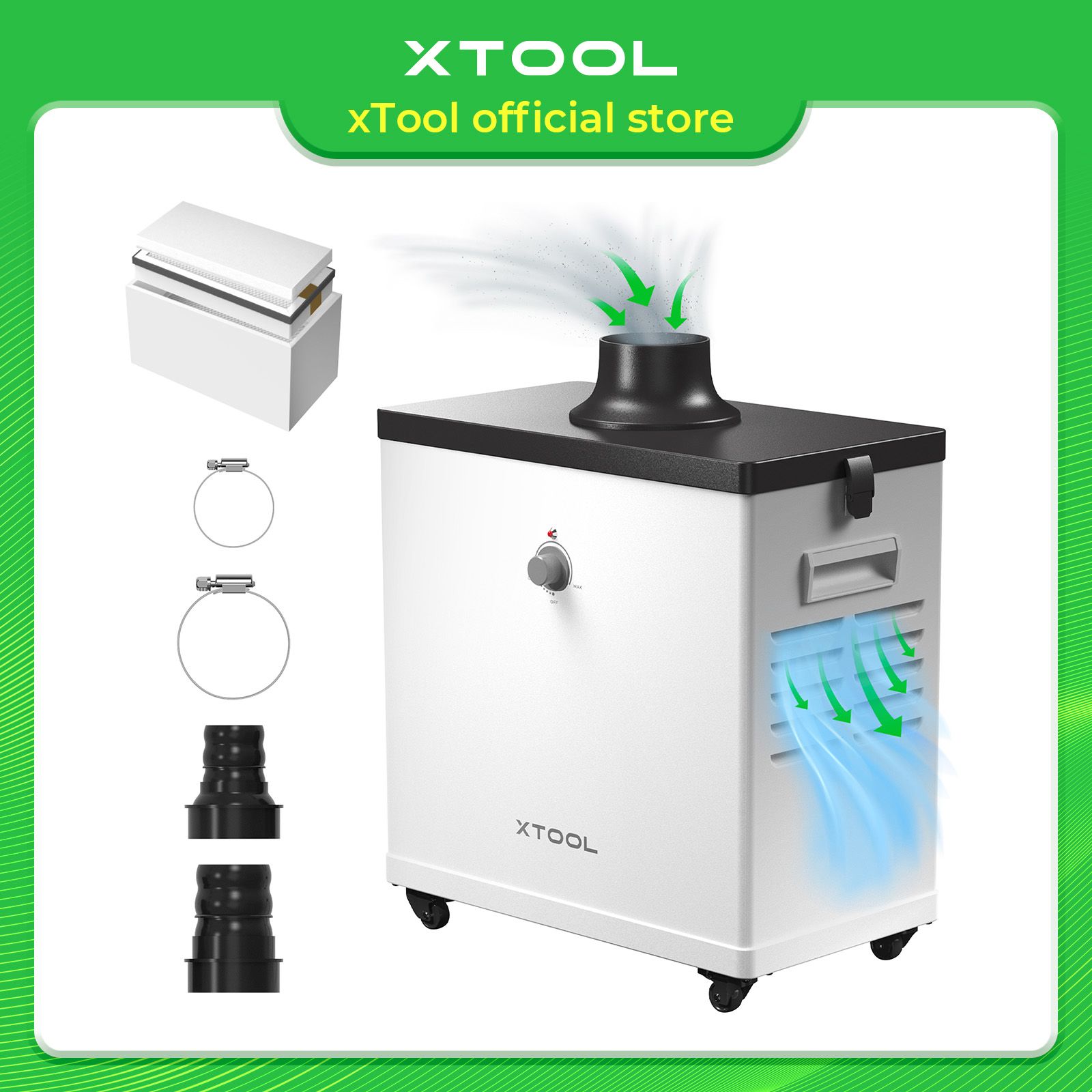  xTool F1 Desktop Smoke Air Purifier, Fume Extractor