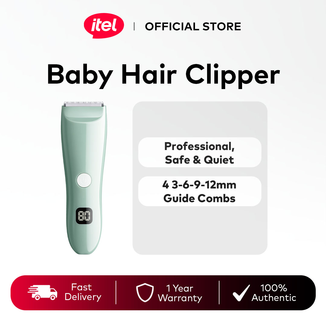 itel IHC-01 Baby Hair Clipper LED display 500mah Battery