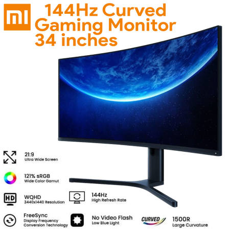 Xiaomi 34" 144Hz Curved Gaming Monitor