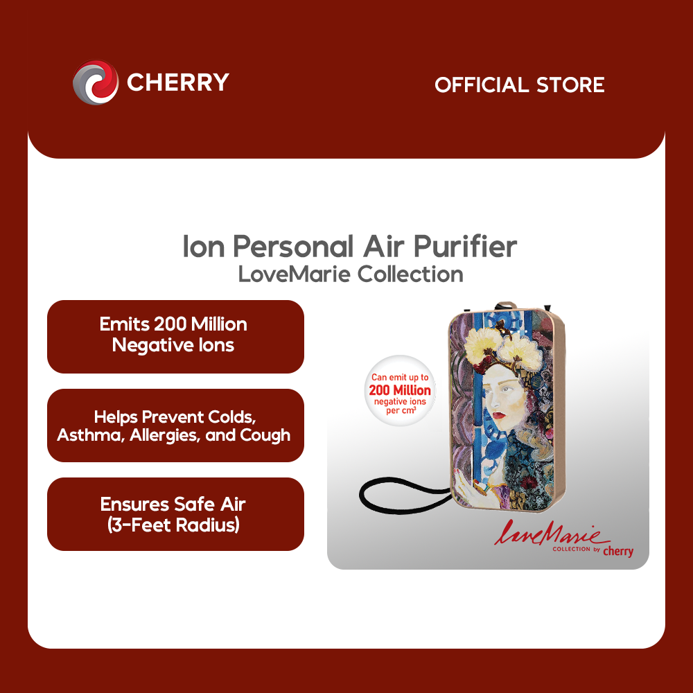 CHERRY Ion Air Purifier Love Marie Limited Edition with Lanyard