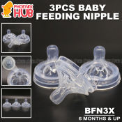 BFN3X Silicone Teats - BPA Free Baby Bottle Nipples