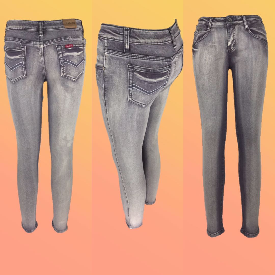 plus size grey skinny jeans