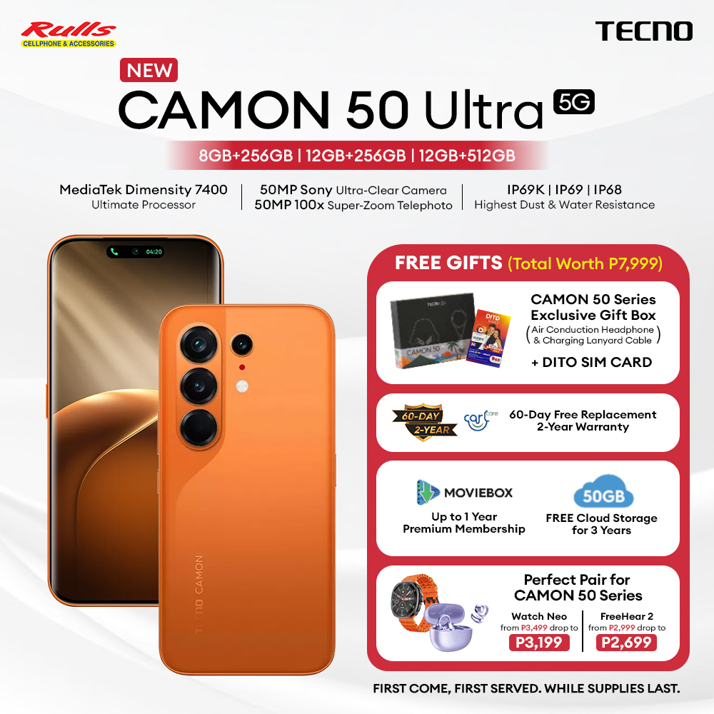 TECNO CAMON 50 Ultra 5G (12+512/12+256/8+256) Smartphone / Dimensity 7400 Ultimate / 50MP OIS Main Camera / 6.78'' 144Hz 1.5K Curved AMOLED / 6500mAh Battery / 45W Super Charge - Image 4