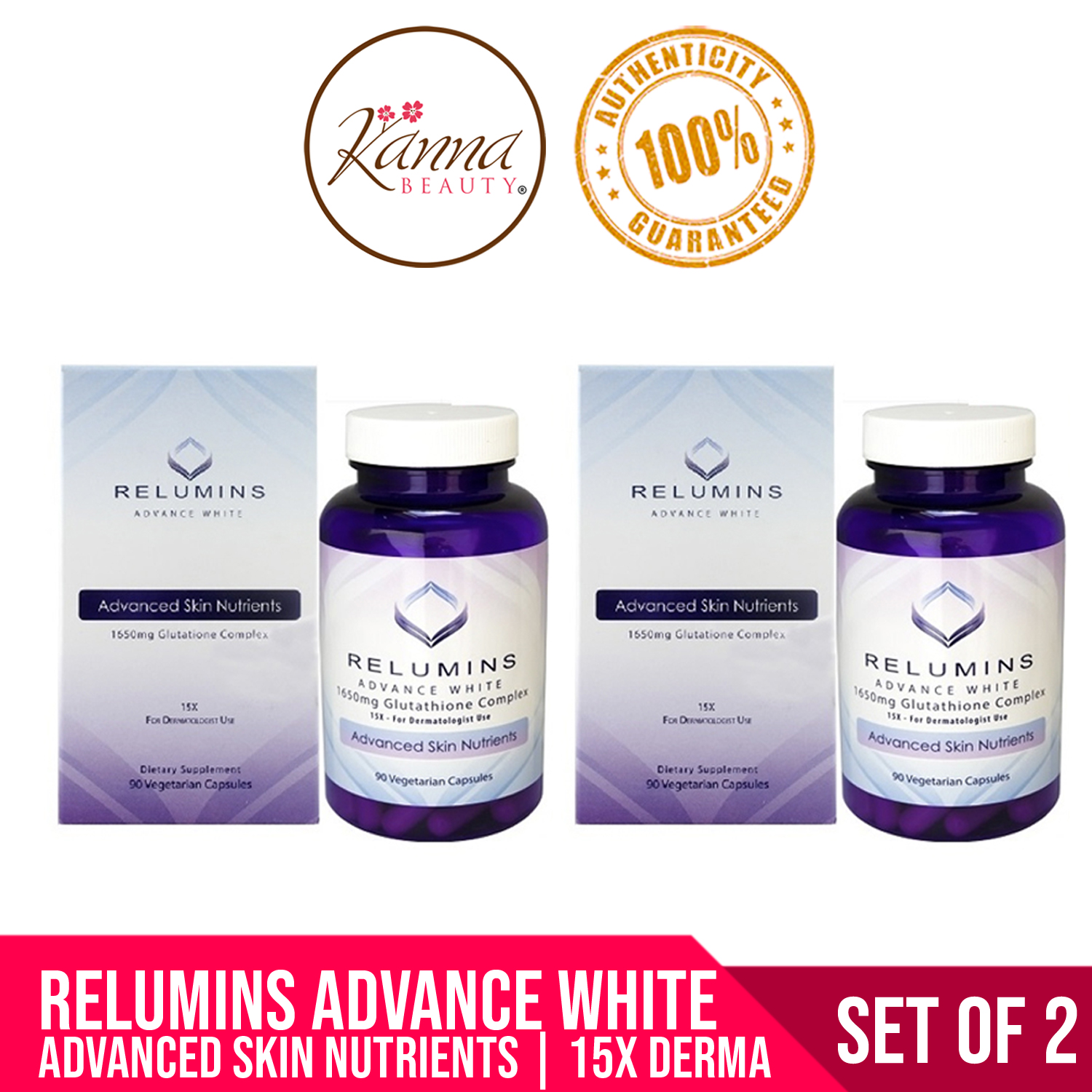 relumins glutathione philippines Relumins Advance White 1650mg Glutathione Complex main image 1