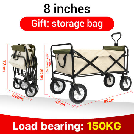 FANG TAI Folding Utility Wagon Cart - Portable and Versatile