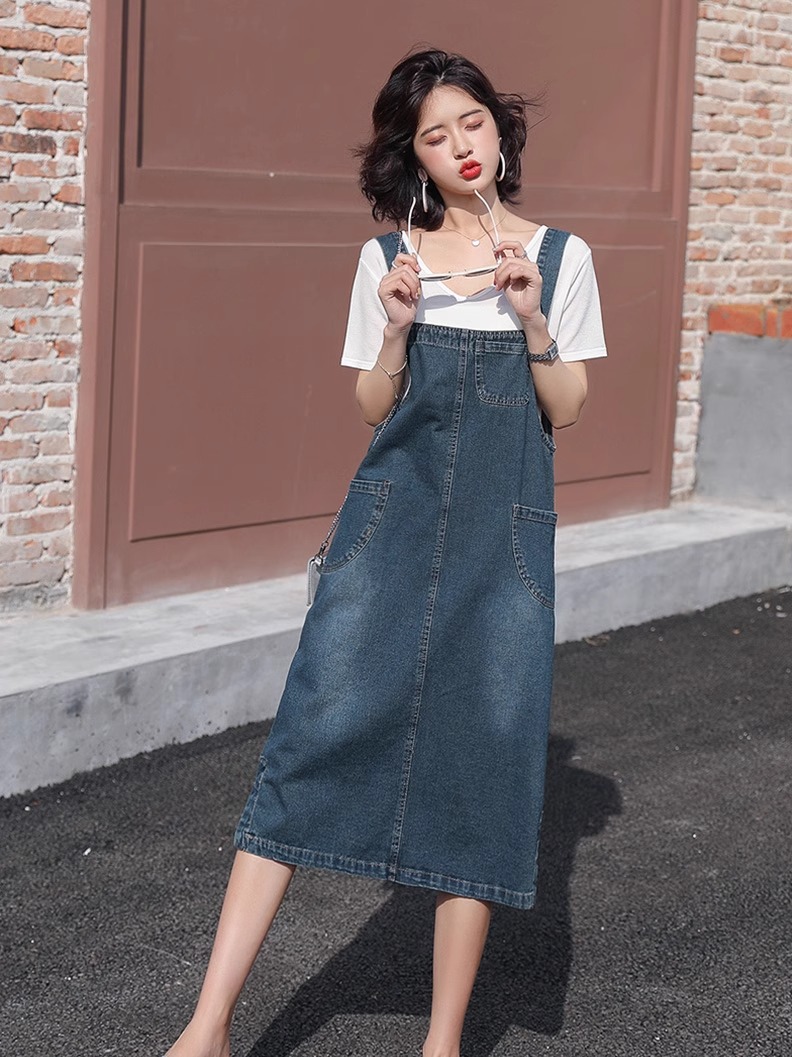 korean fashion overall dress FLORAL OVERALL DRESS MOLA OVERALL JISOO DRESS KOREAN STYLE DRESS BIGSIZE JUMBO XXL SLOPPY DRESS OVERALLS WOMEN
