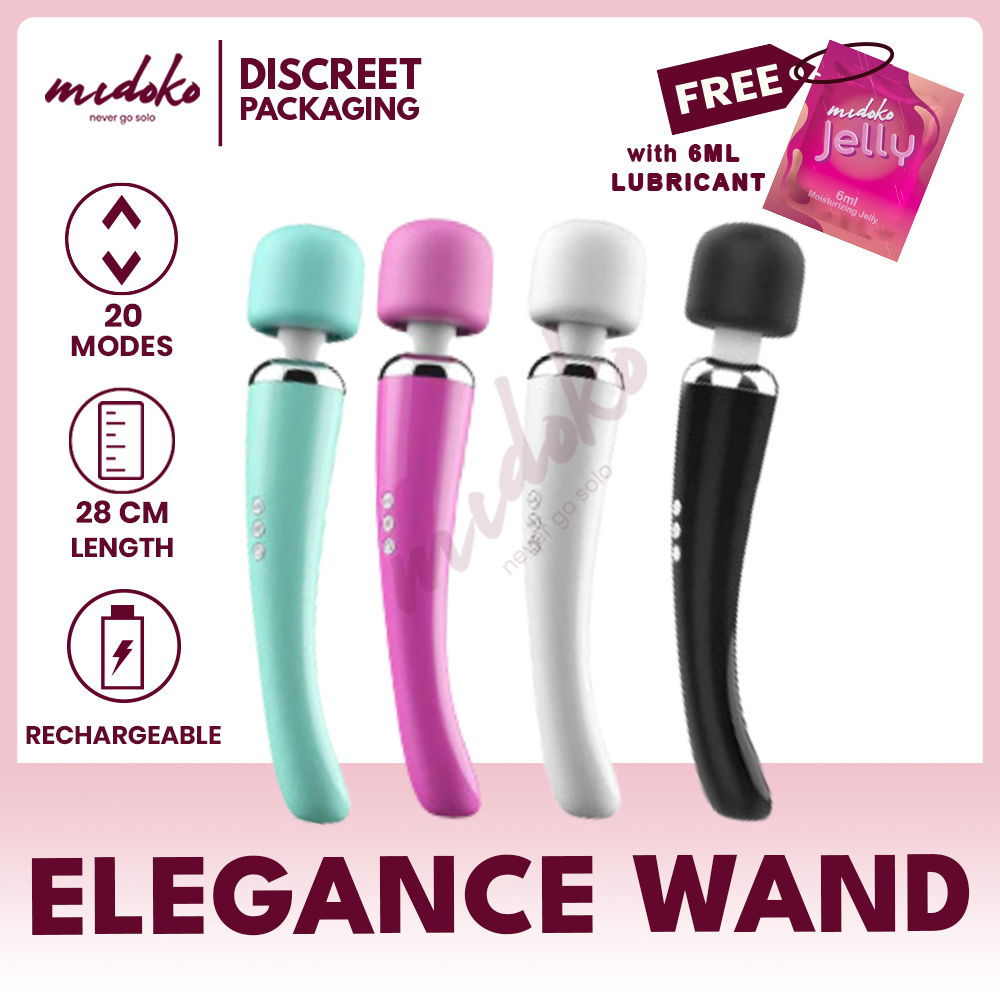 Midoko Elegance Love Magic AV Wand Sex Toy with 8 Speed and 20 Modes Sex Toys For Women Presyo 1,109 Piso*Libreng Shipping