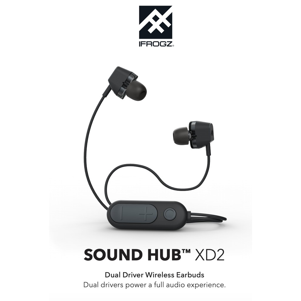 iFrogz Sound Hub XD 2 Dual Driver Wireless In Ear Headphones