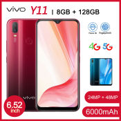 Vivo Y11 6.52" Android Smartphone with 8GB RAM and 128GB