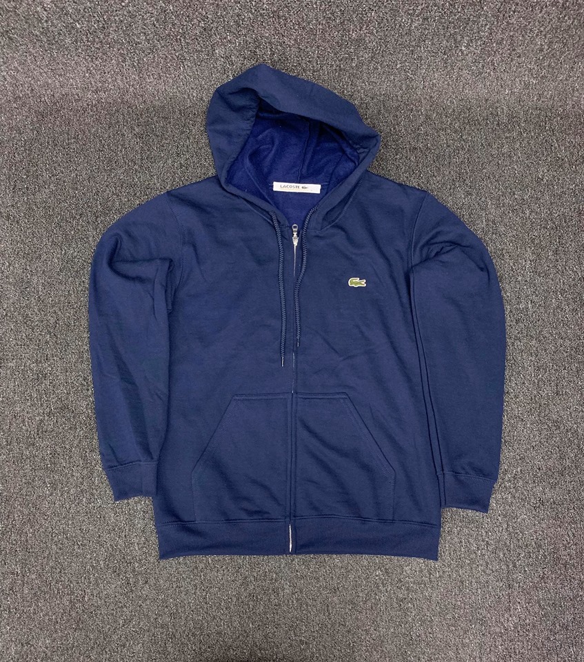 blue lacoste hoodie