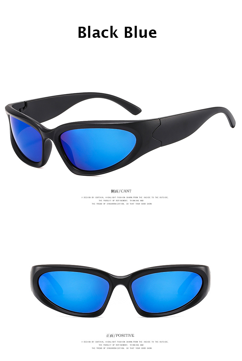 Steampunk Sports Sunglasses Women Men 2023 Luxury Brand Designer