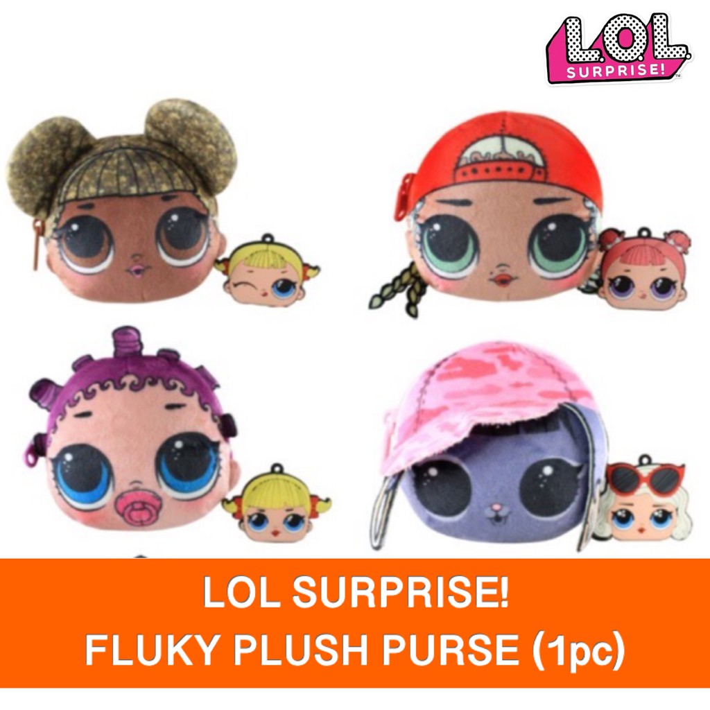 Doll Accessories L.O.L Surprise Squishy Fluky Plush Assortment 6 Squishy Designs 