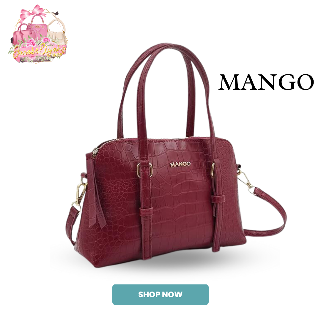 Jacob Elijah s Branded Bags MANGO Inspired Premium Alma Handbag Women s Croc Sling Bag Fashionable Accessory Lazada PH