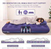 Bestway 67000 Single Air Bed with Free Manual Pump