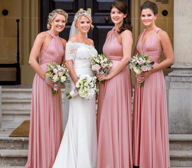 vintage dusty pink bridesmaid dresses Vintage Pale Pink Lace Top Short Bridesmaid Dress with Tulle Skirt