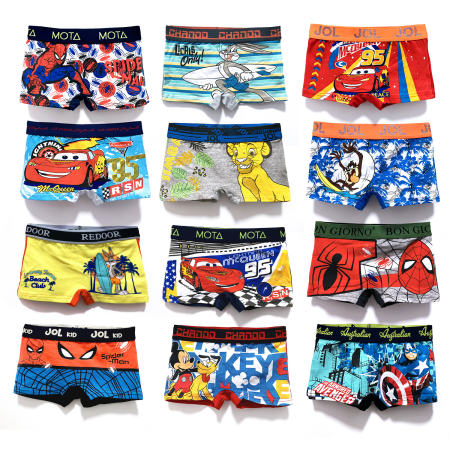 Umiwear Kids Cartoon Boxer Briefs - Premium Cotton Underwear