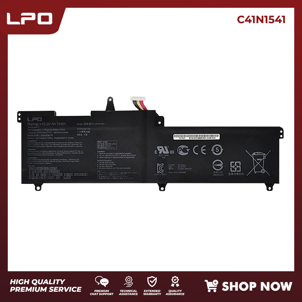 LPO Laptop Battery Compatible with Asus ROG Strix GL702 Series