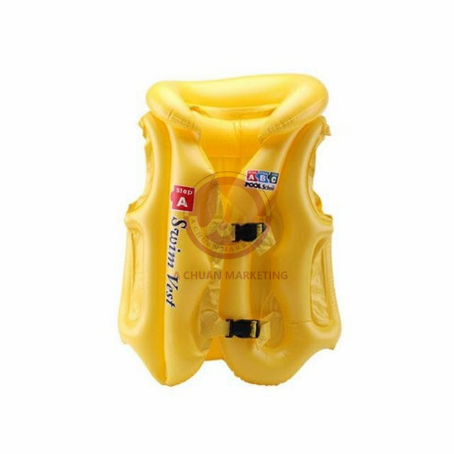 Season Kids Inflatable Safety Swim Vest Life Jacket Swimming Aid YYY