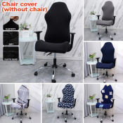 Gaming Chair Cover Elastic Office Chair Cover Stretch Printed Computer Chair Slipcover for Leather Office Game Reclining Racing Ruffled Gamer Chair Protector