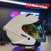 Sec Payon dual visor half face helmet