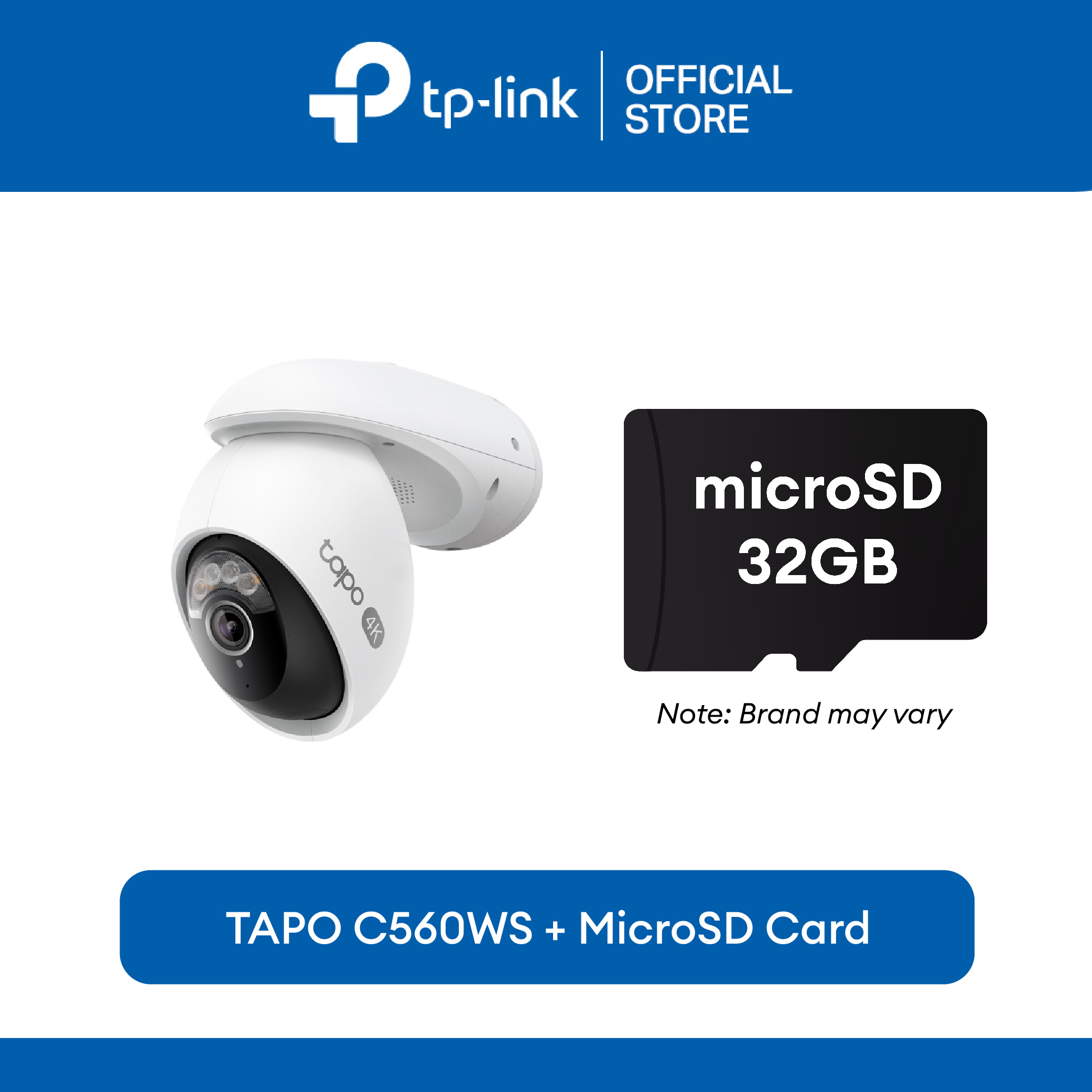 TP-Link Official Store / Tapo C560WS / 4K 8MP Outdoor Pan/Tilt WiFi IP Security Cctv Sale Camera Connect to Cellphone with Mic and Speaker - Image 4