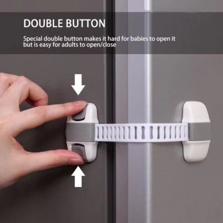 Adjustable Child Lock for Refrigerator Baby Safety Lock Fridge Guard Child Proof Lock ref safe