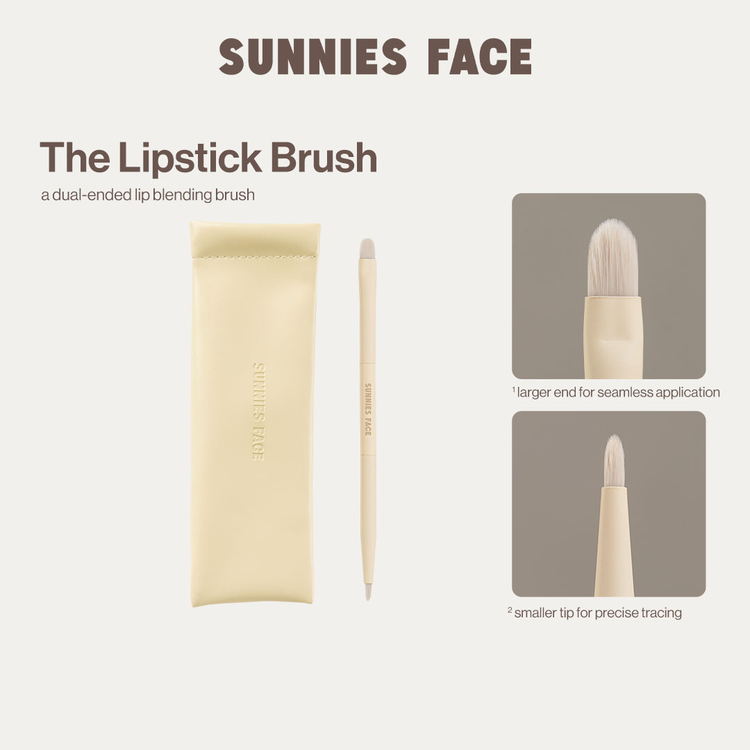 Discount on Sunnies Face  shoes - SKU: Sunnies Face The Lipstick Brush [Dual-Ended Lip Blending Brush]