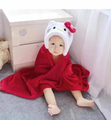 Baby Animal Head Blanket ,Newborn Swaddling,Super Soft And Comfortable Baby Bedding (4)