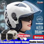 Certified Motorcycle Helmet for Men and Women - Low Price