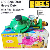 LPG Regulator with Gauge and Safety Device - Heavy Duty
