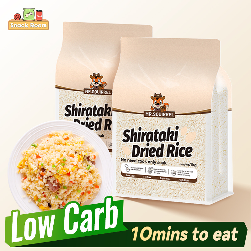 Mr.Squirrel 2kg/5kg Dried Shirataki Rice 1KG Konjac Rice Dry Shirataki  Konjac Rice Konjac Keto Low Carb Ready To Eat Chinese Cooking Ingredients -  Lazada | Lazada Philippines