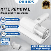 Philips UV Handheld Vacuum: Portable, Rechargeable, Mite Remover