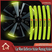 LOVE&HOME Reflective Wheel Stickers - Night Driving Luminous Strips