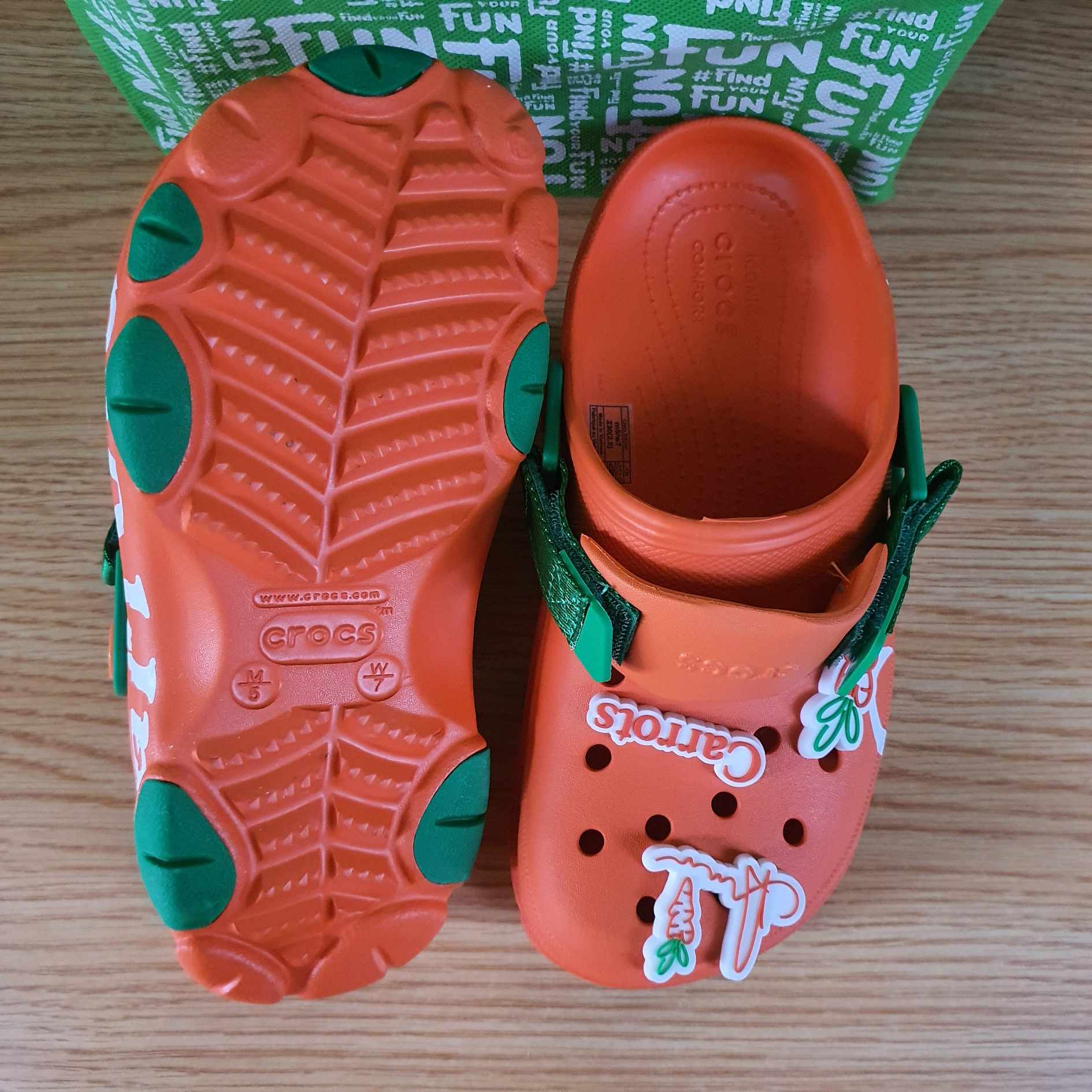 ONHAND Crocs 376. Carrots All Terrain Clog Men and Women Authentic