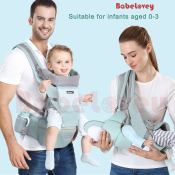 Breathable Baby Carrier with Hipseat - 