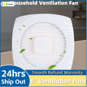 Enida Ventilation Fan for Bathroom and Ceiling, 220V, Pull Cord