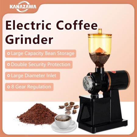 KANAZAWA Electric Coffee Grinder - One-click Intelligent Bean Grinder