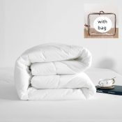 JashKevin Plain White Comforter: All Sizes, High Quality