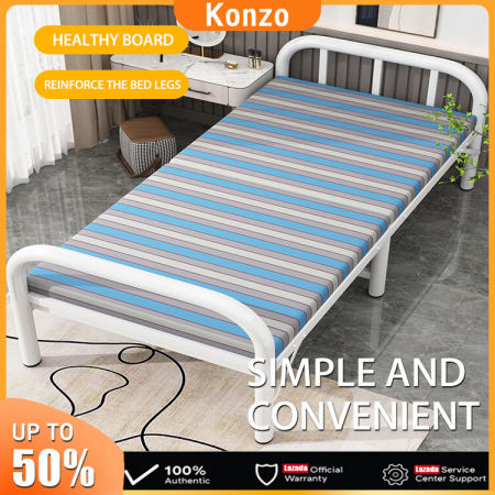 Folding Beds Single Bed Home Furniture Simple Office Lunch Break Bed Multi-functional Hospital Escort Portable Hard Board Beds