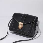 UISN MALL K90 Cute Mini Leather Push Lock Sling Bag