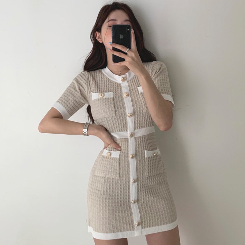Factory direct sale Only.Fashion Korean Knitted Dress 1215 | Lazada PH