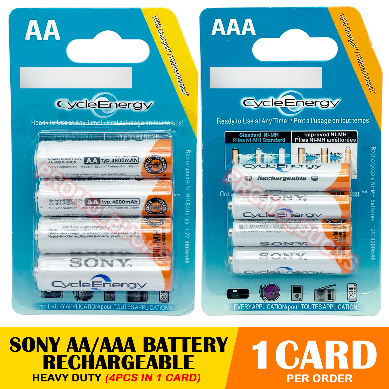 AA/AAA Rechargeable Batteries