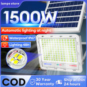 SolarMax 1500W Outdoor Flood Light with Remote Control