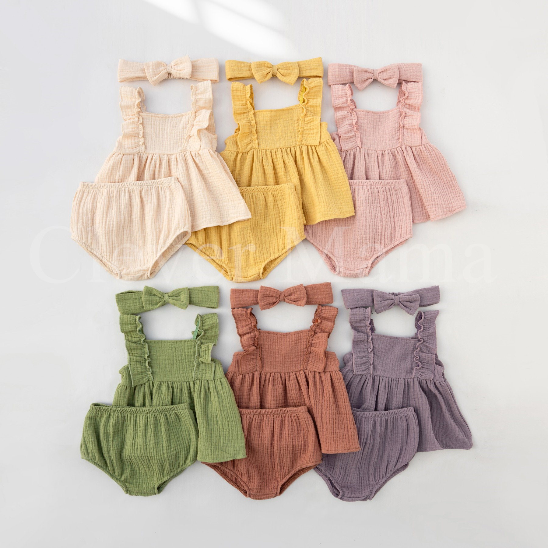Magnolia Baby Fish All Day Emb Short Playsuit LB 1349-978 main image 1
