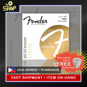 Fender Acoustic Guitar Strings | Extra Light | Complete Set