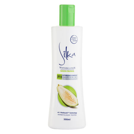 Silka Green Papaya Whitening Lotion SPF10 300ml