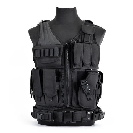 "Mesh Breathable Tactical Vest for Military Fans - BrandX"