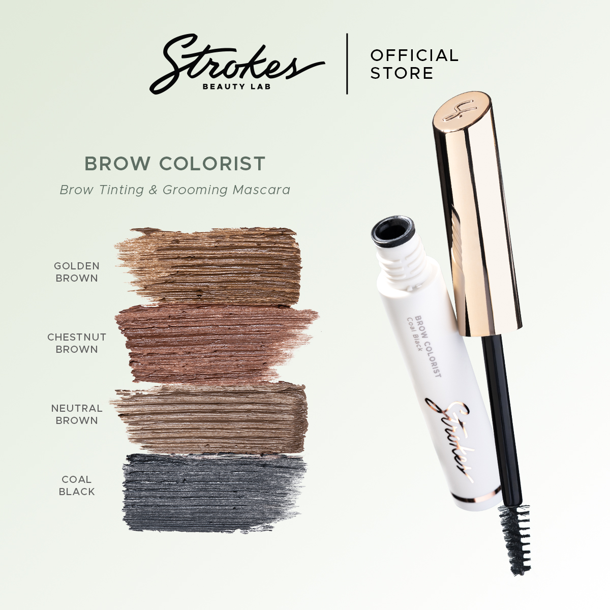 Discount on Strokes Beauty Lab  shoes - SKU: Strokes Brow Colorist [Tinted Brow Mascara, Brow Pomade] [EXPIRY DATE: SEPTEMBER 2025]