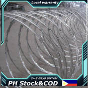 (Lightning Delivery) 10M Barbed Razor Wire for Garden Fence